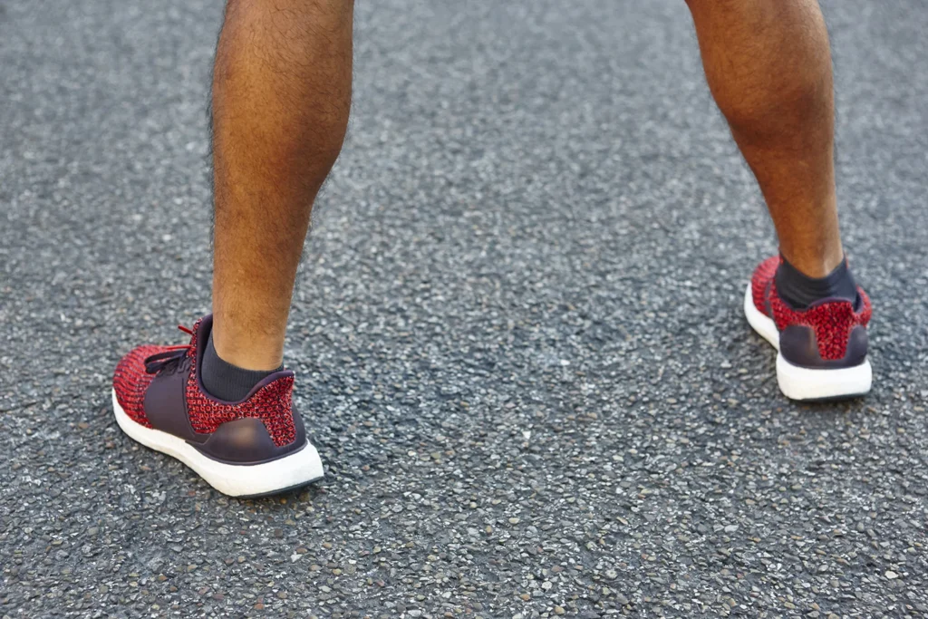 athlete runner and sneakers